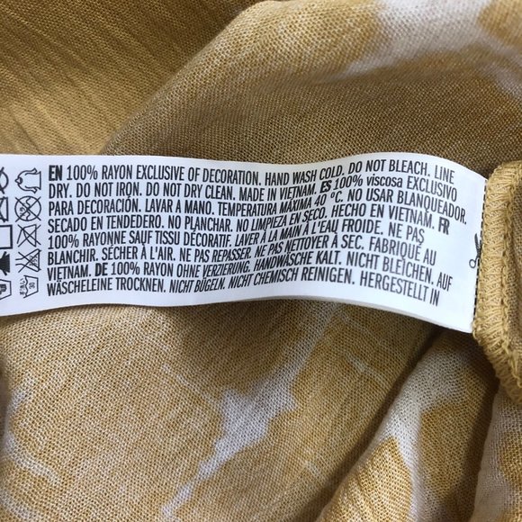 Forever 21 Yellow Off the Shoulder Boho Dress - XS - Picture 8 of 8